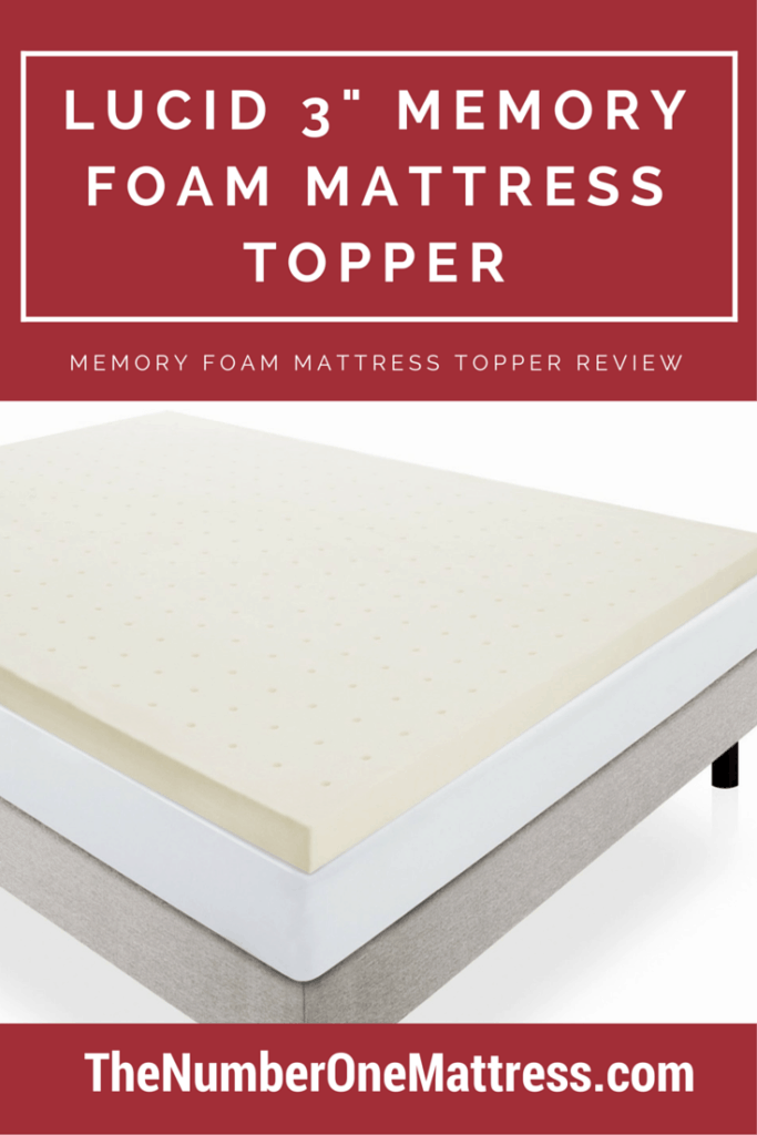 LUCID 3 Inch Memory Foam Mattress Topper Review